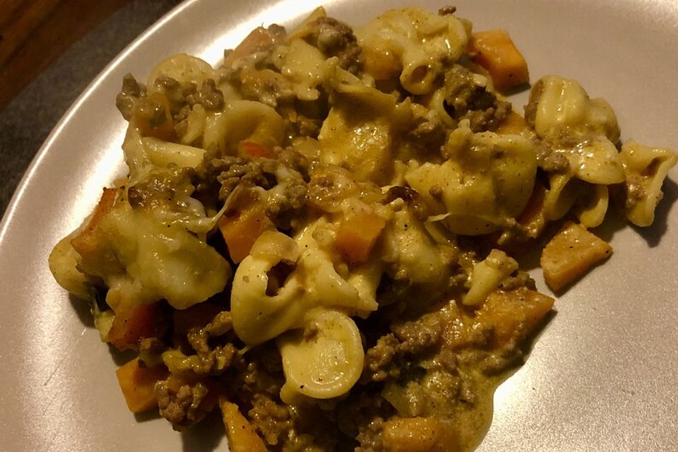 Saftiger Kürbis-Gnocchi-Auflauf