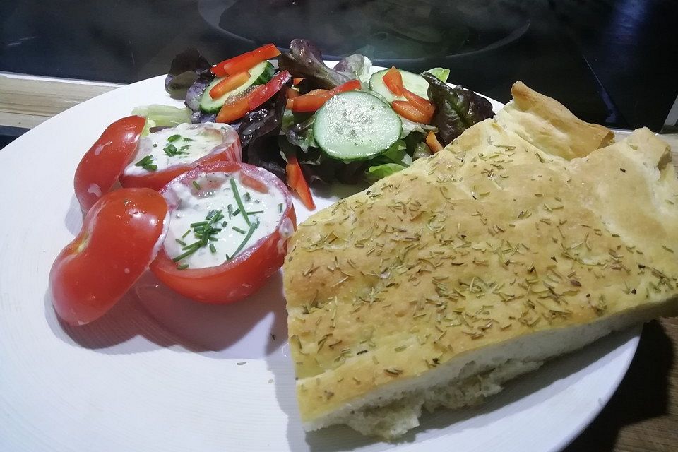 Focaccia mit Rosmarin