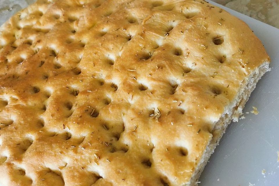 Focaccia mit Rosmarin