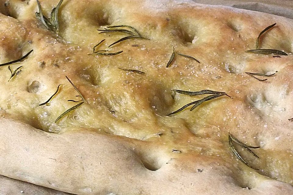 Focaccia mit Rosmarin