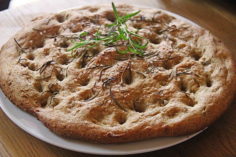 Focaccia mit Rosmarin