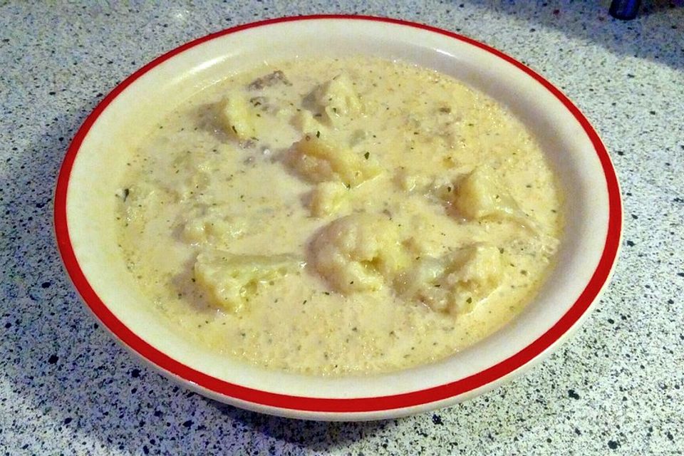 Blumenkohl-Käse Suppe nach Odinette