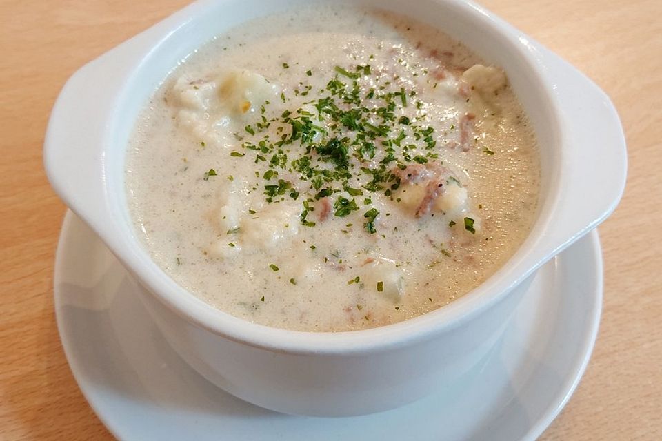 Blumenkohl-Käse Suppe nach Odinette