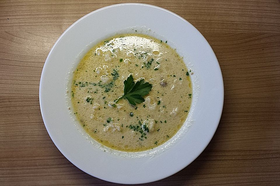 Blumenkohl-Käse Suppe nach Odinette