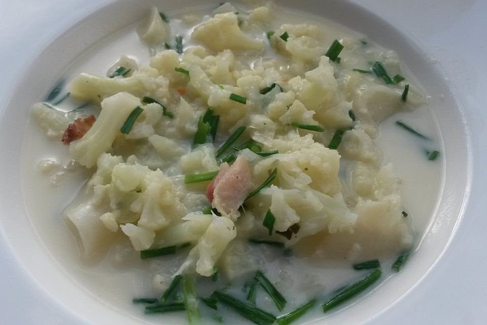 Blumenkohl-Käse Suppe nach Odinette