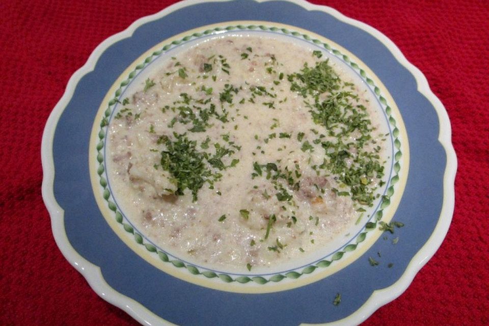 Blumenkohl-Käse Suppe nach Odinette