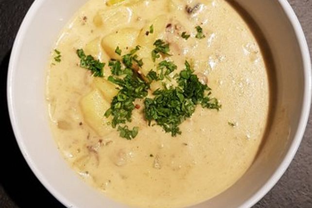Hack-Lauch-Kartoffel-Käse Eintopf von Channly| Chefkoch