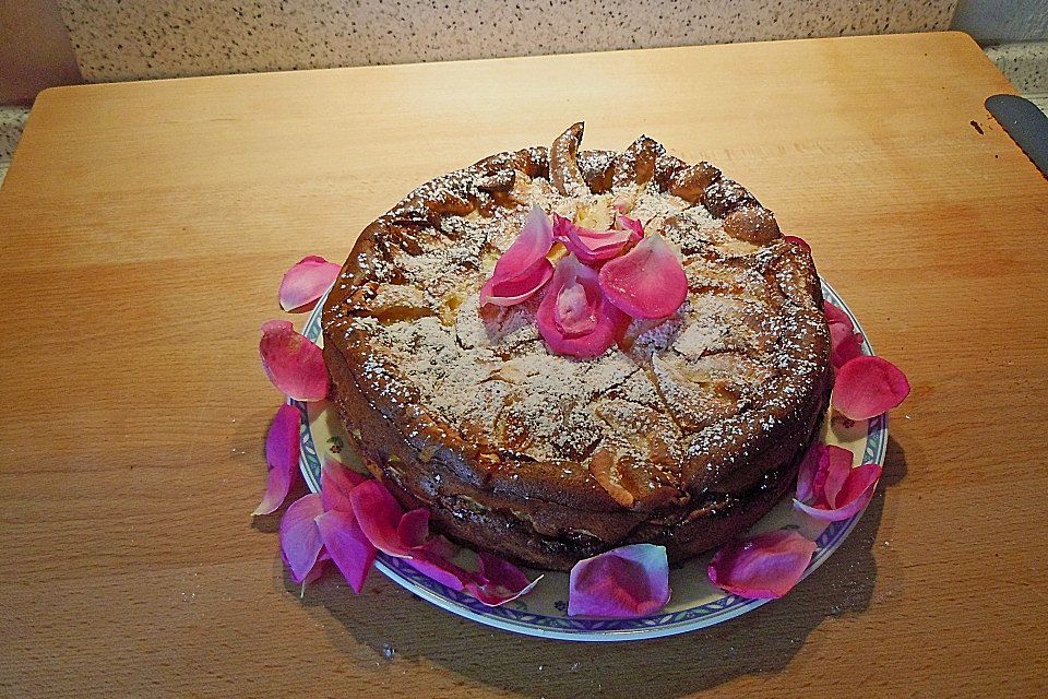 Birnen-Marzipan Kuchen