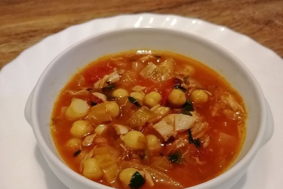 Don Diegos Sopa de garbanzos con atún