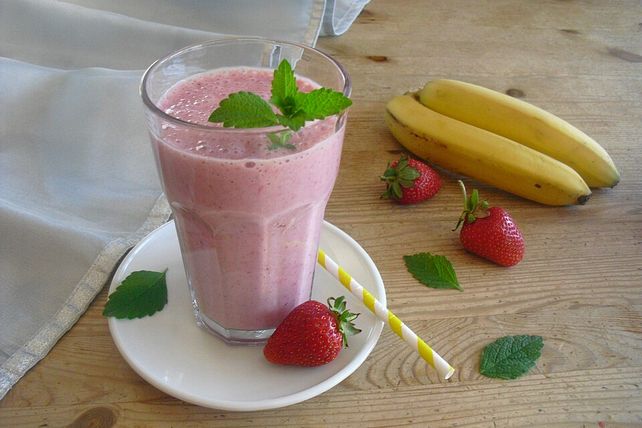 Erdbeer-Bananen Milch von cookie_5| Chefkoch