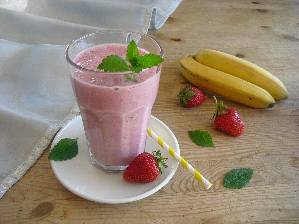 Erdbeer-Bananen Milch von cookie_5| Chefkoch