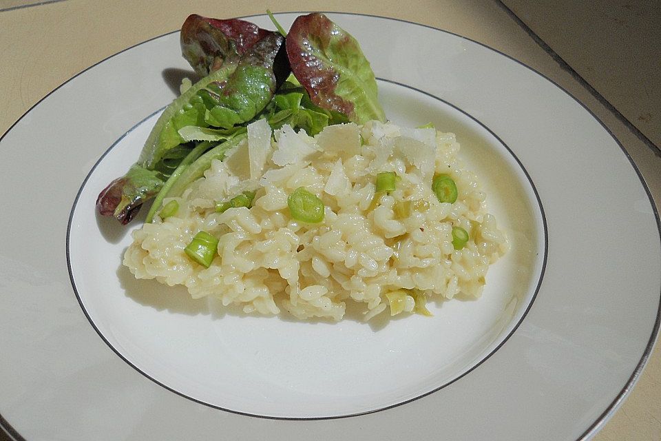 Grünes Risotto