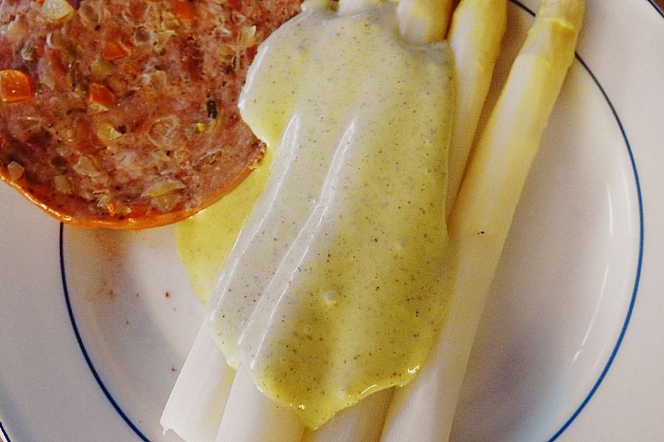 Spargel in Estragonsauce mit Kartoffeln