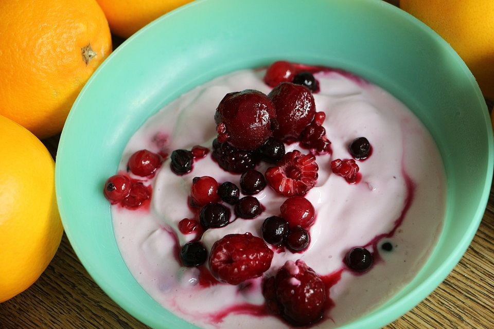 Orangen-Beeren-Quark