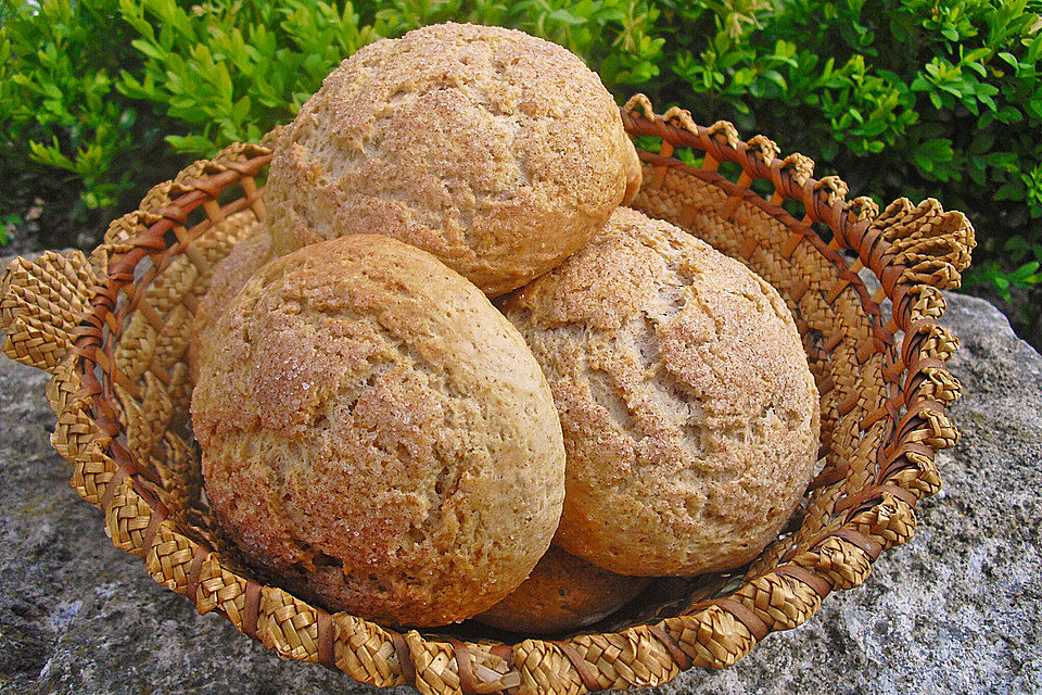 Quarkbrötchen oder Rosinenbrötchen