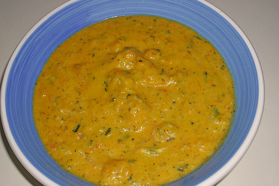 Möhren-Kartoffel-Suppe