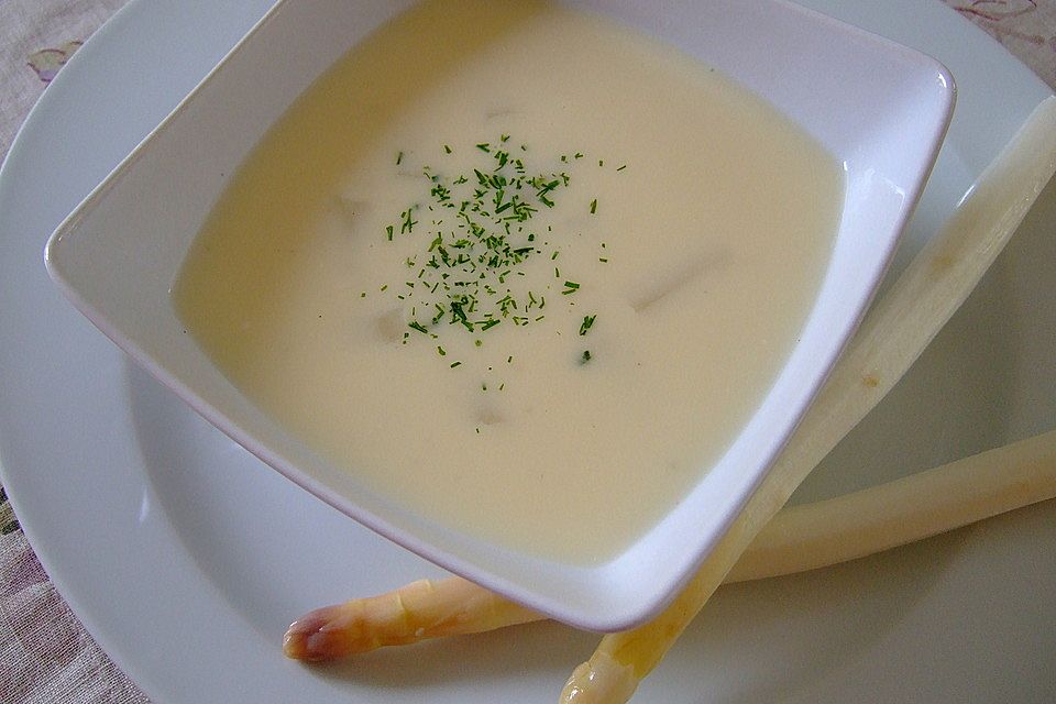 Spargelcremesuppe à la garten-gerd