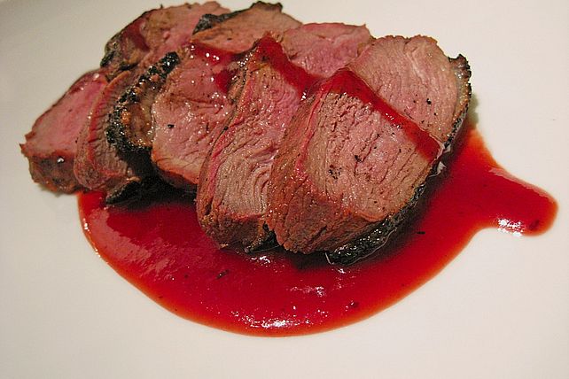 Gegrillte Entenbrust mit Pflaumen-Portwein Sauce von Tickerix| Chefkoch