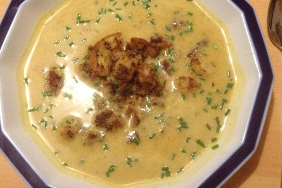 Käse-Brot-Suppe