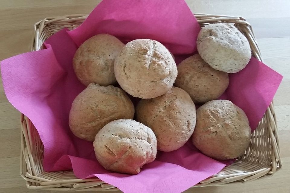 Vollkornbrötchen für den Thermomix