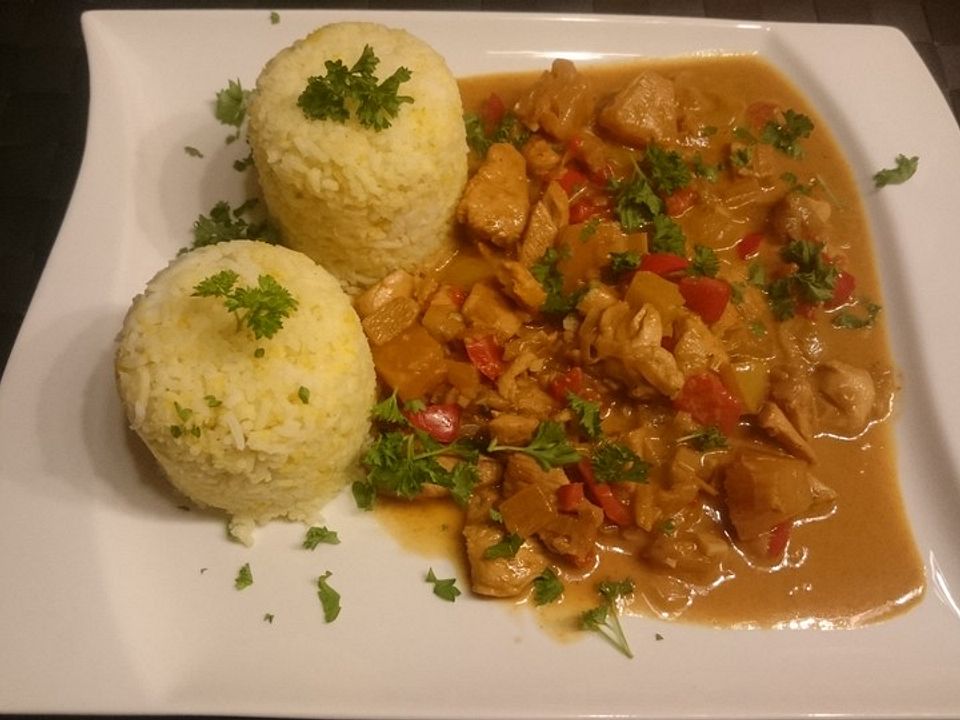 Curry mit Schweinefleisch und Paprika von mausel| Chefkoch