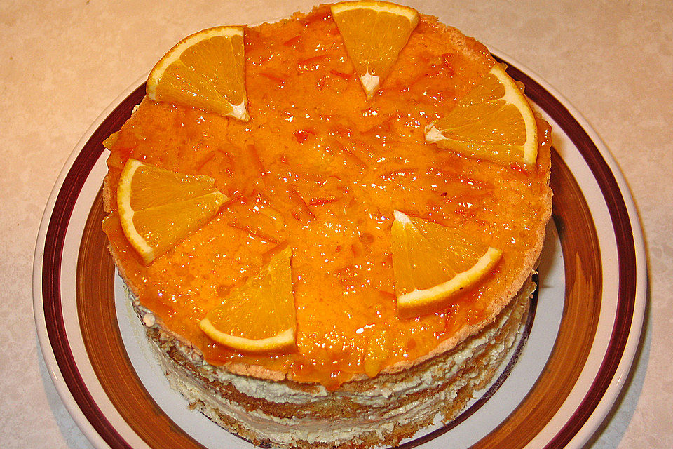 Orangentorte