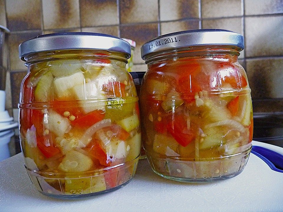 Eingelegte Zucchini von Gewers| Chefkoch
