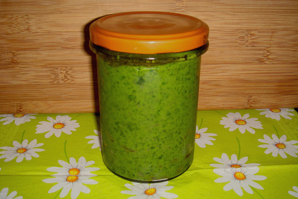 Basilikum-Petersilien-Pesto