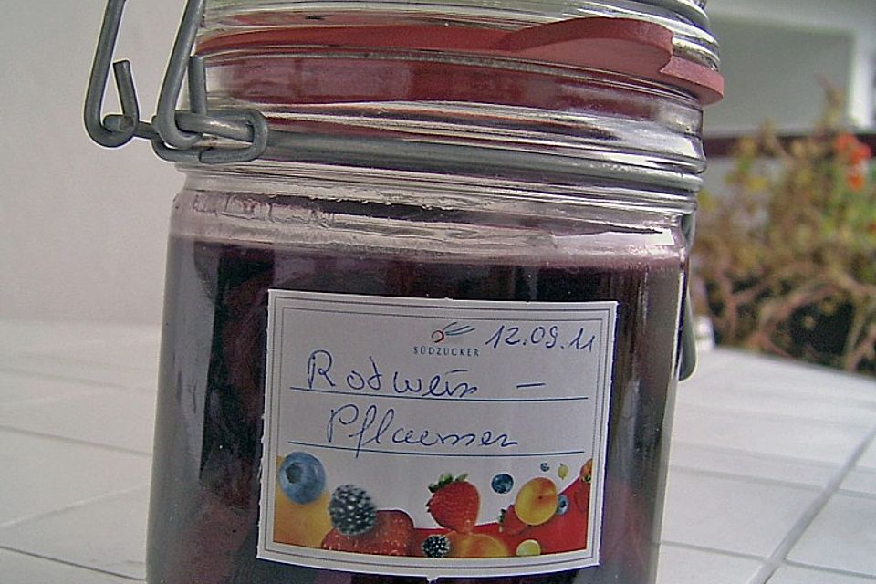Rotweinpflaumen Rotweinpflaumen