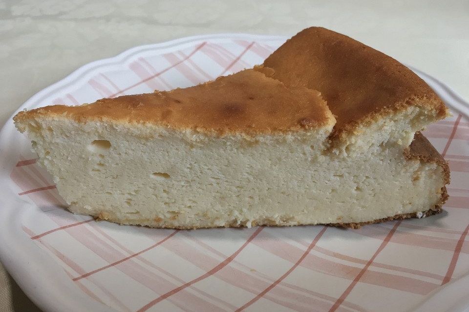 Käsekuchen ohne Boden