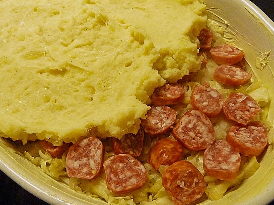 Kartoffel - Sauerkraut - Auflauf| Chefkoch