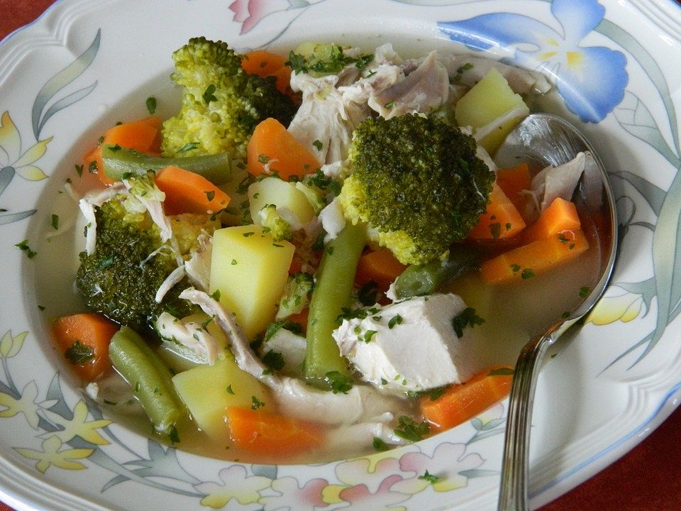 Hühnersuppe mit Gemüseeinlage von badegast1| Chefkoch