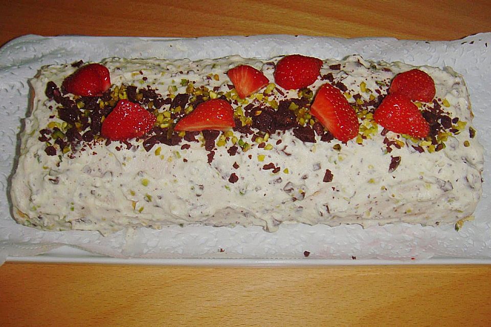 Erdbeer-Schoko-Roulade