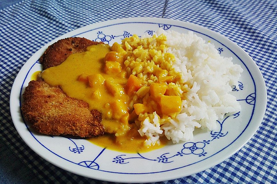 Putenschnitzel  Bombay