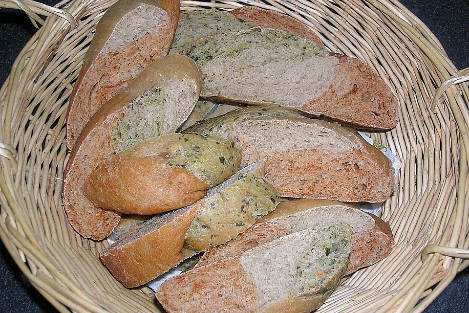 Grillbrot in italienischen Farben