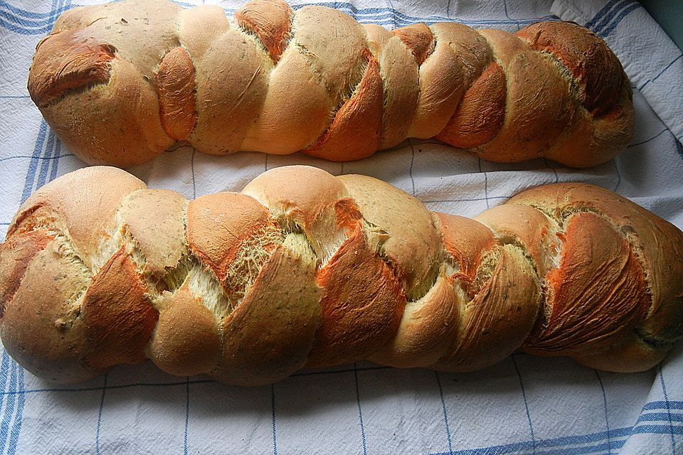 Grillbrot in italienischen Farben