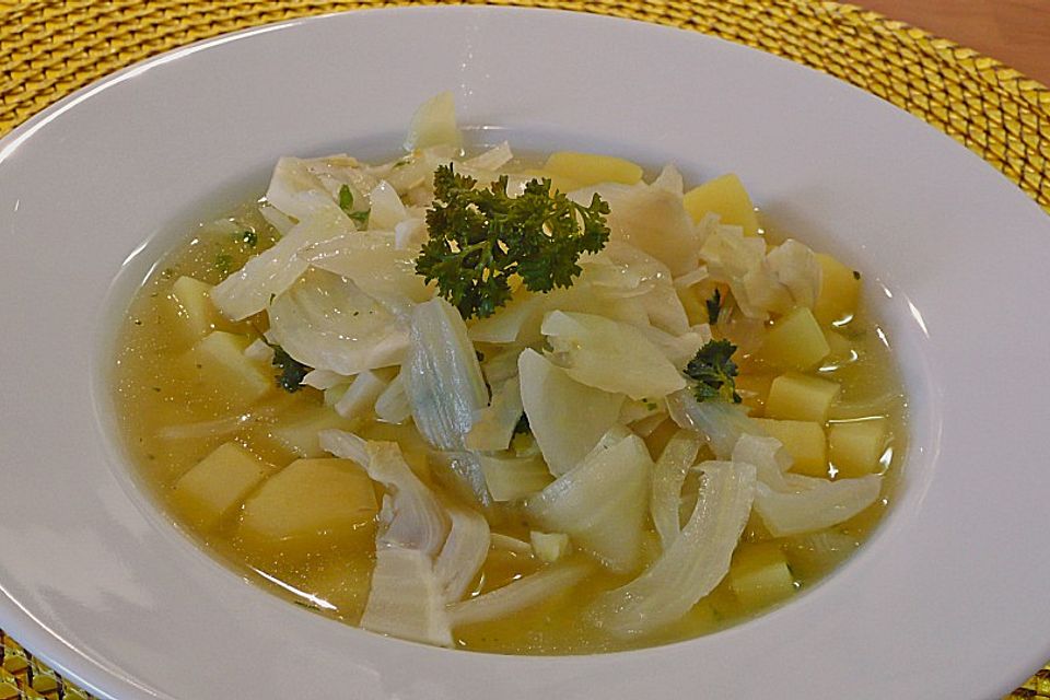 Apfel-Kartoffel-Suppe