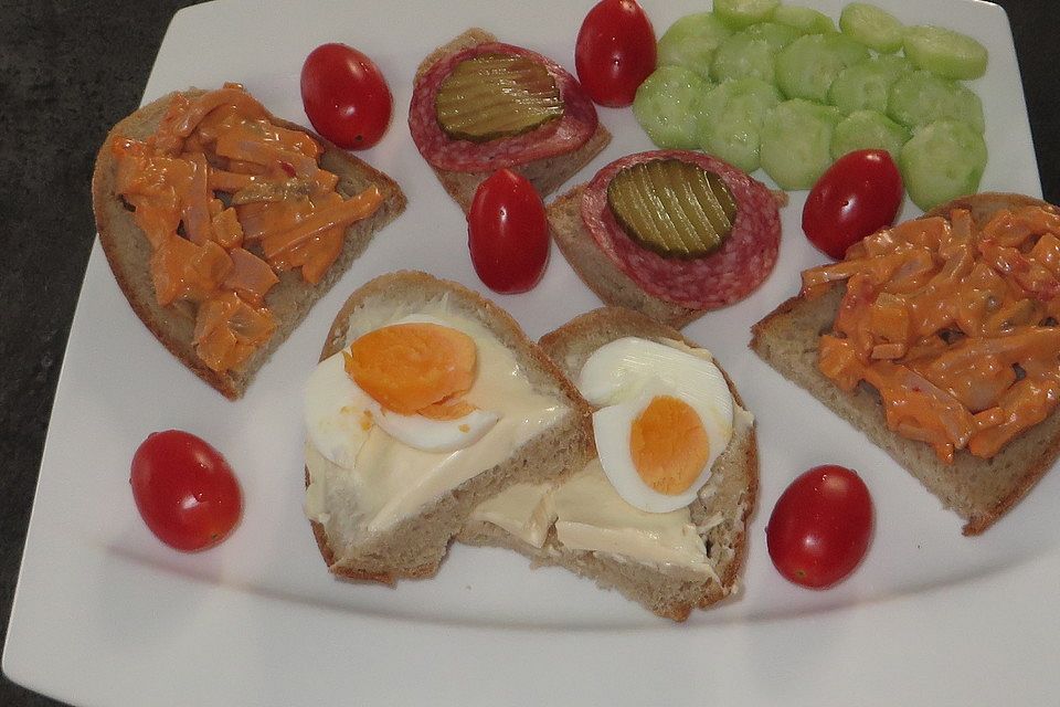 Buntes Abendbrot für Kinder