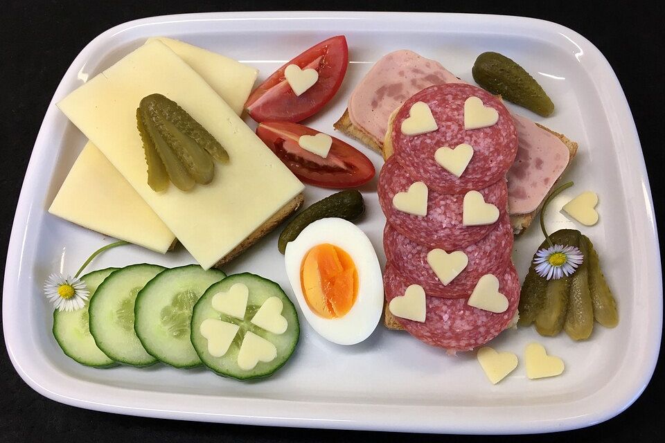 Buntes Abendbrot für Kinder