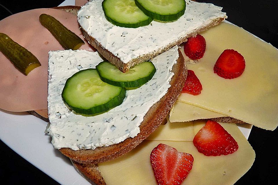 Buntes Abendbrot für Kinder