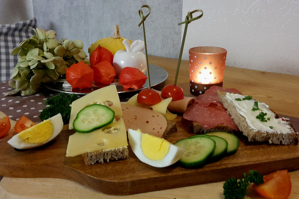 Buntes Abendbrot für Kinder