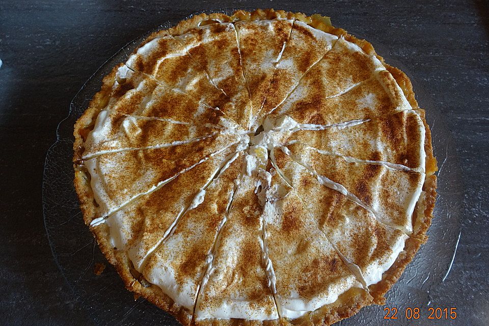 Apfelkuchen mit Schmandsahne