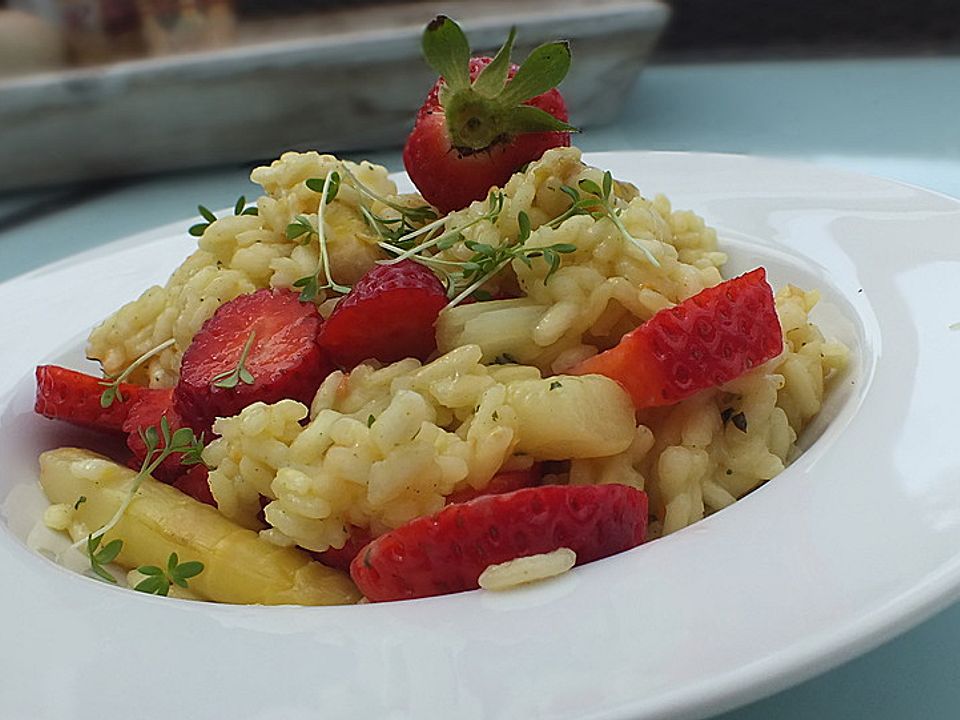 Spargel-Erdbeer-Risotto von silmaril42| Chefkoch