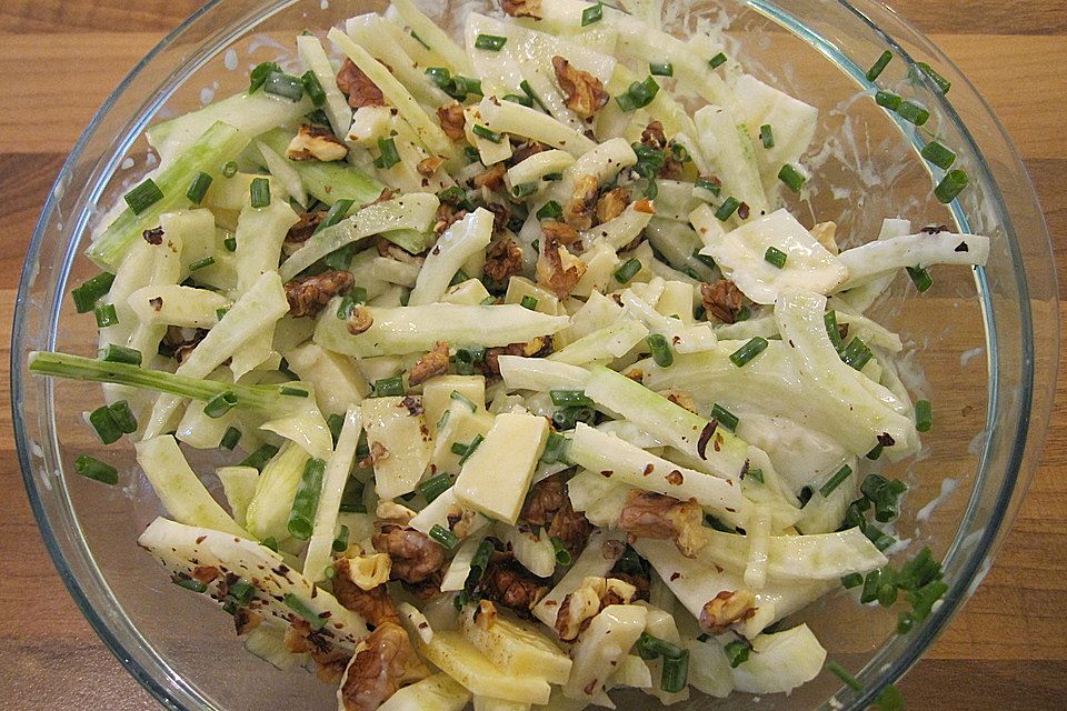 Fenchel-Käse-Salat