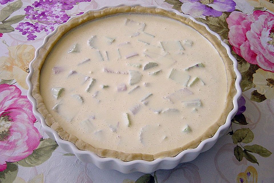 Ricotta-Rhabarbertarte