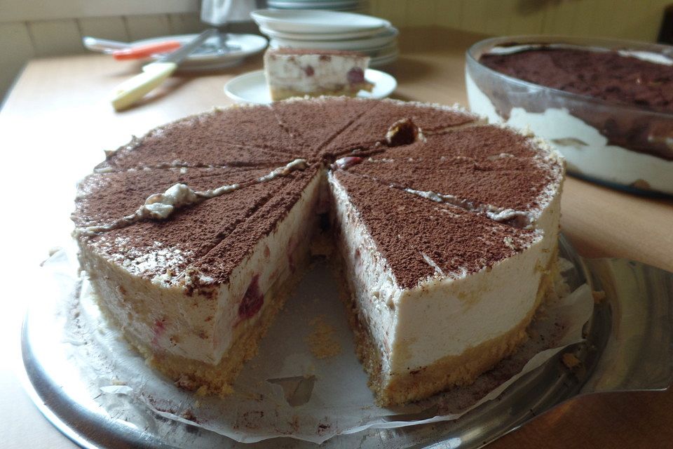 Kirsch-Bananen-Frischkäse Kuchen