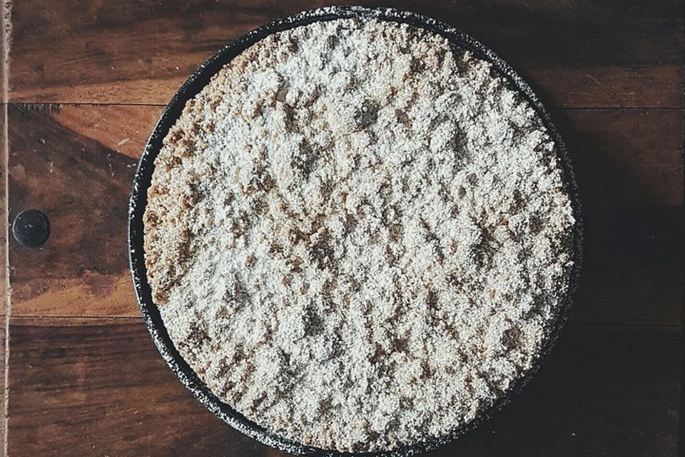 Apfelmus-Streusel-Blechkuchen