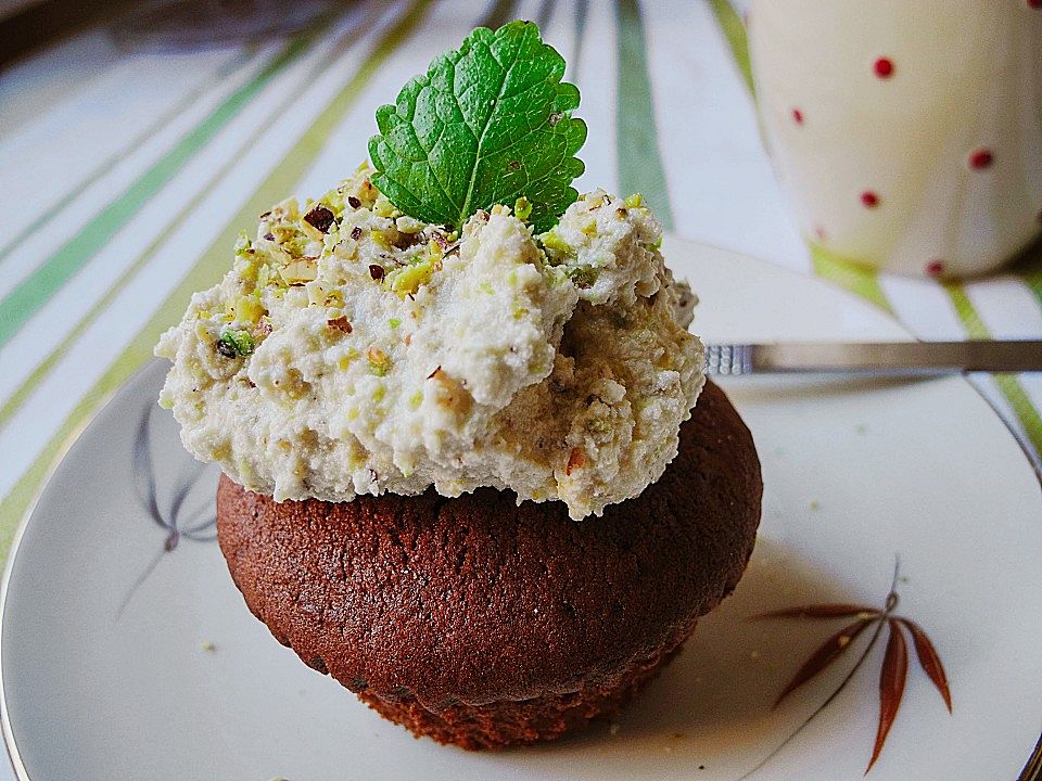Pistazien-Cupcakes von Schoko-Erdbeere| Chefkoch