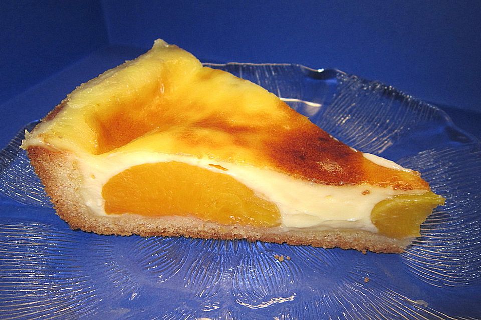 Pfirsich-Pudding-Kuchen