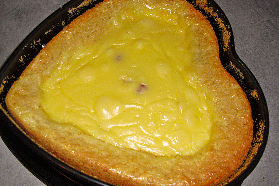 Pfirsich-Pudding-Kuchen